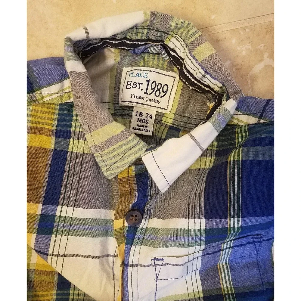 3-Boys‎ Long Sleeve Shirts Carter's & The Children Place Toddler 18-24months 2T